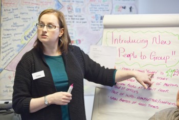 Gemma Graham facilitating
