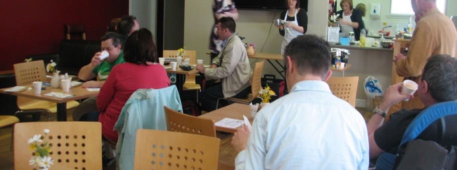 Cookery demonstration at ABI Café