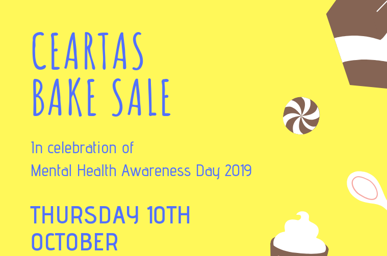 Ceartas cake sell header image with 10th of October date