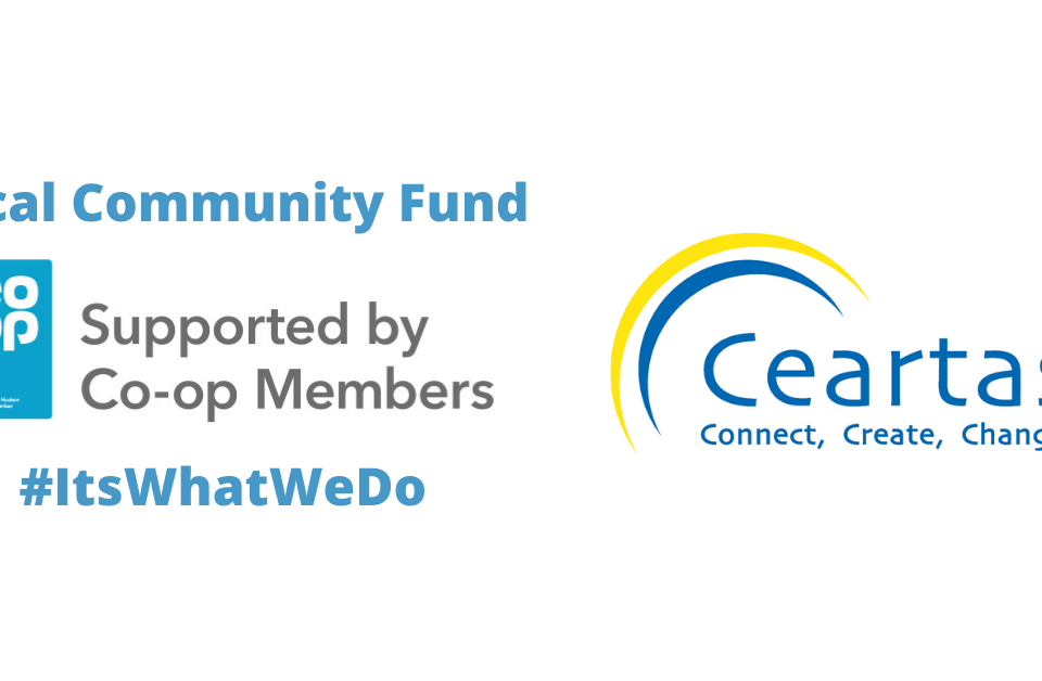 Coop Community fund logo with Ceartas logo